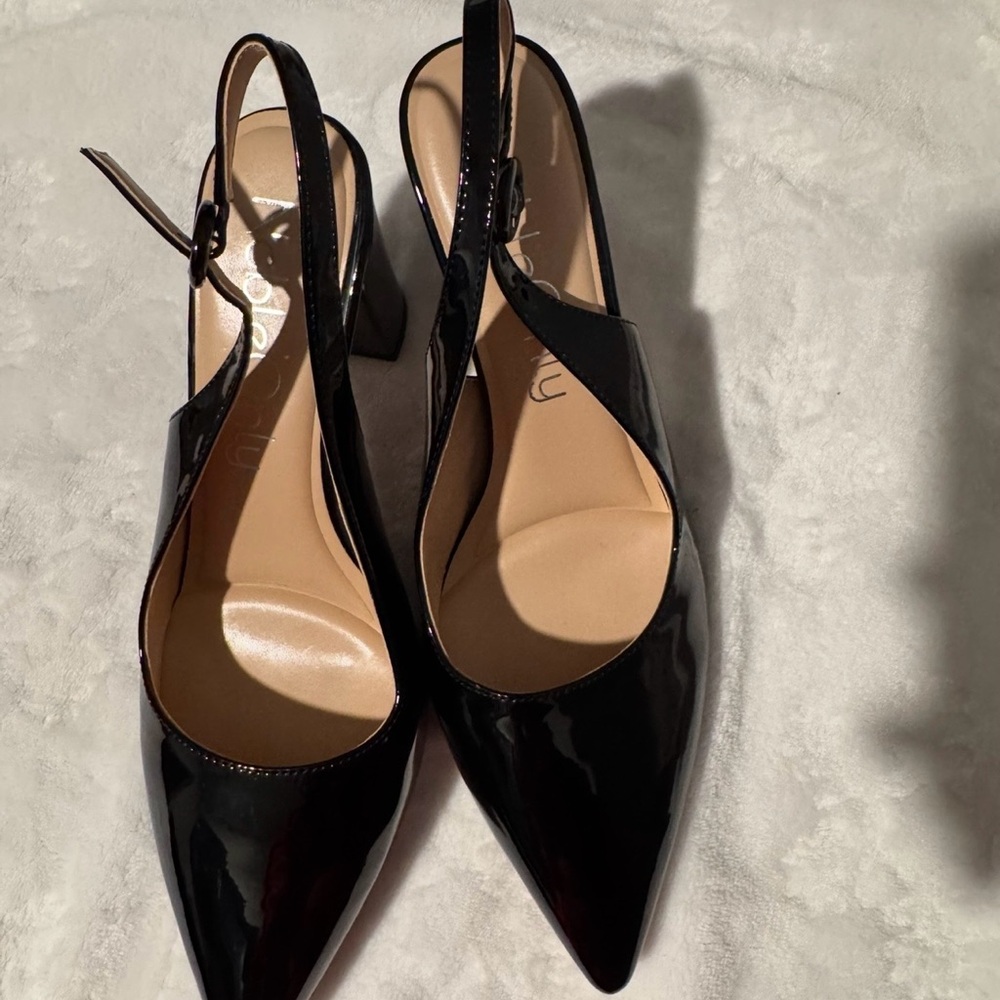 Elegant Black Slingback Heels